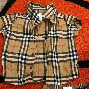 Boys Burberry top